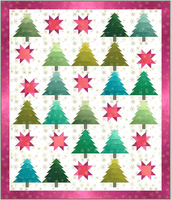 Ombre Tree Time Quilt Kit