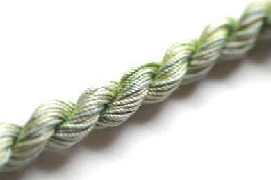 Silken Pearl 073 Green Leaves Light