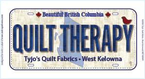 Quilt Therapy License Plate