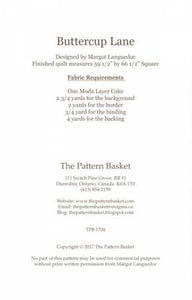 Buttercup Lane pattern