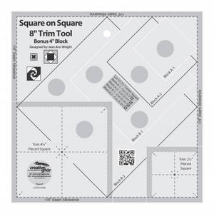 Creative Grid 8" Square on Square Trim Tool
