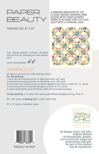 Paper Beauty pattern