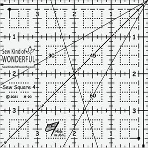 Sew Square 4" Ruler