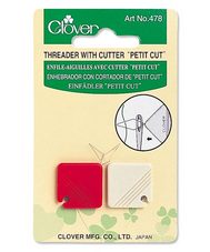 Clover Threader with Cutter "Petit Cut"